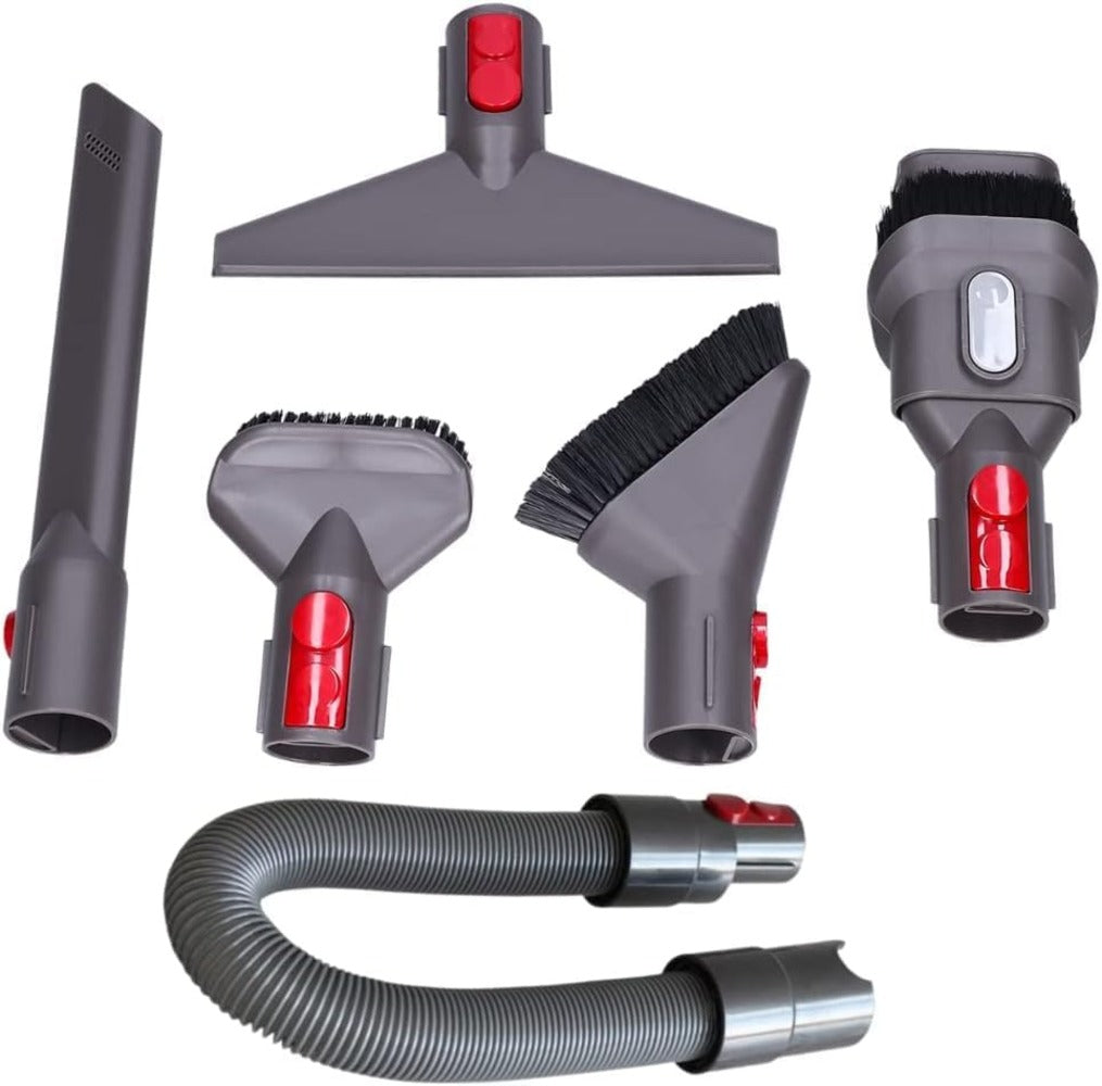 Accesorios Adaptables con Dyson V7 V8 V10 V10 V11 5 cepillos yTubo Flexible