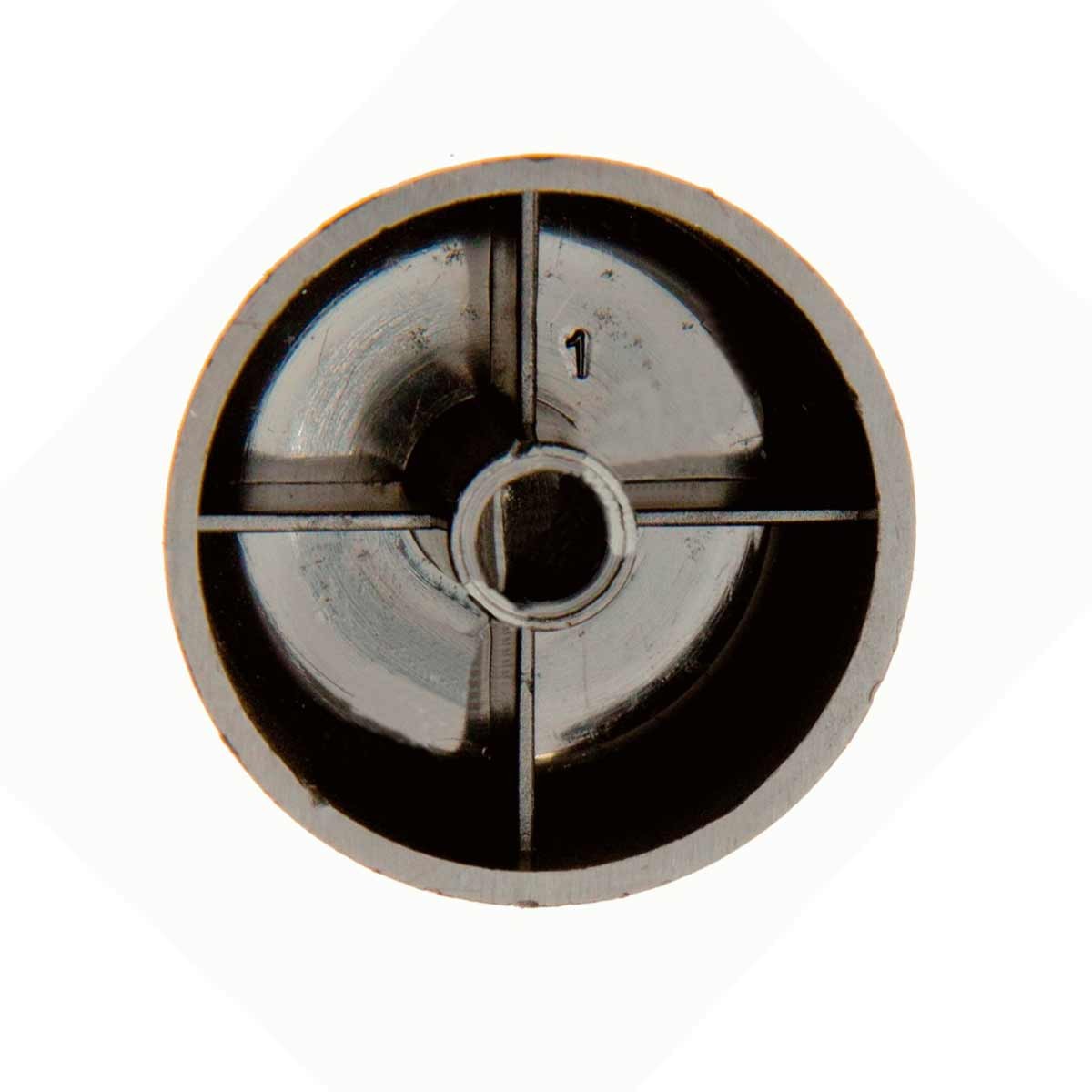 Mando Termostato Horno TEKA HE490 Ø6 mm (Negro)