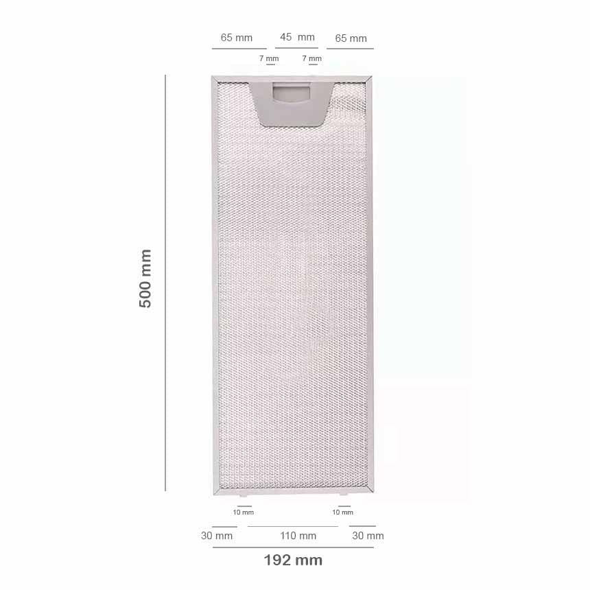 Filtro Campana Extractora Teka 500x192mm 61874021