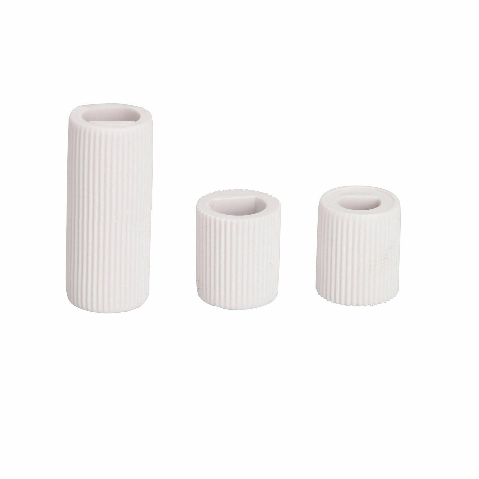 Mandos Cocina Estándar Universales Eje 6mm Blanco (4 Unidades) | Repuesto Adaptable para Placas de Gas y Eléctricas | Kit Comp