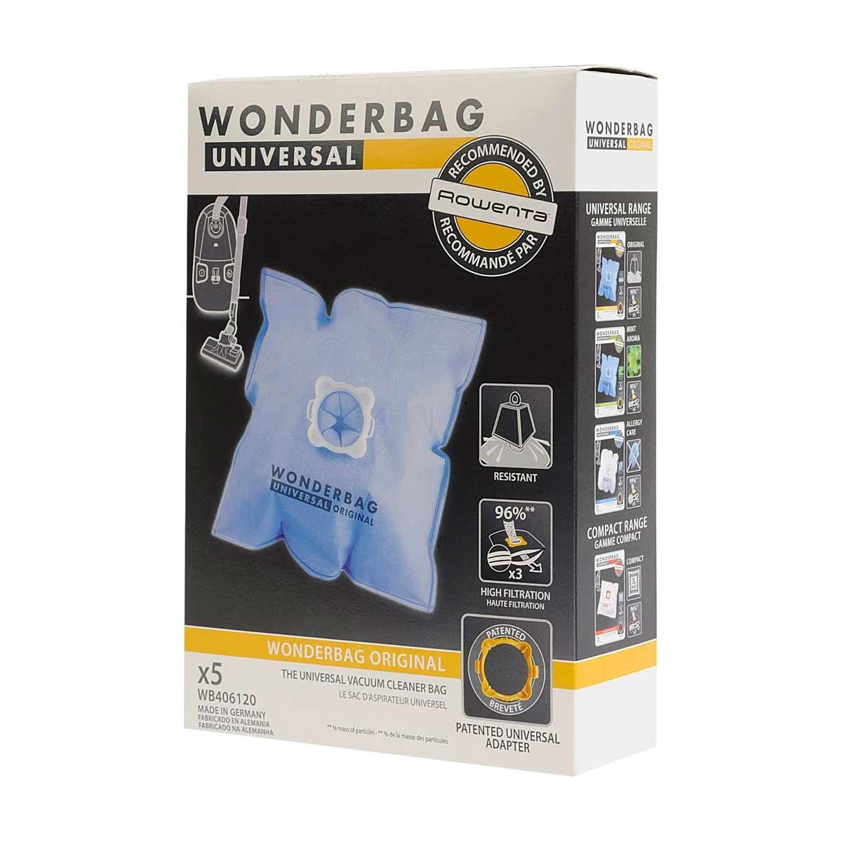 Bolsa Aspirador Rowenta Wonderbag WB4061