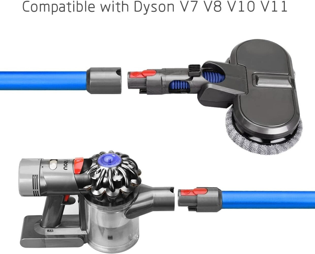 Tubo De Extensión Aspiradora DYSON V7 V8 V10 V11 V15, 73 cm
