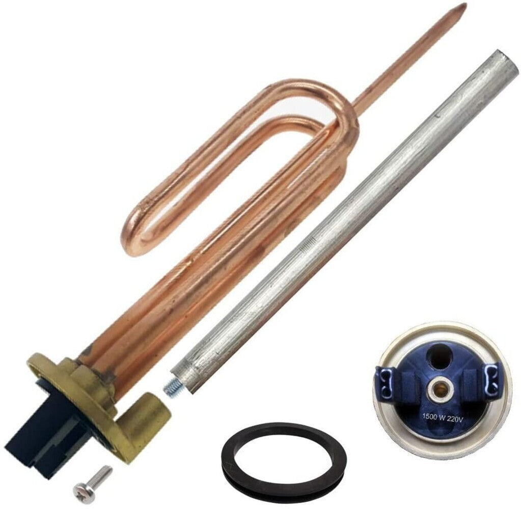 Resistencia Curva 1500W + Ánodo + Junta Termos Cointra Thermor Ariston