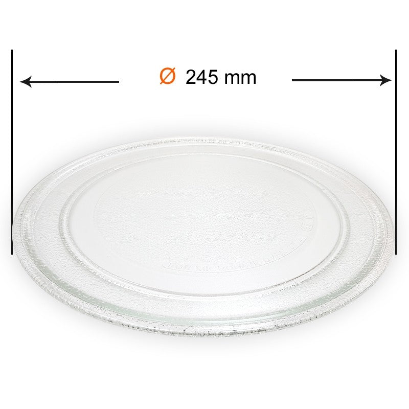 Plato Microondas Ø 245mm Universal Liso