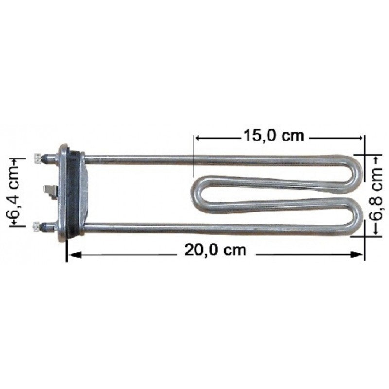 Resistencia Lavadora BOSCH 2000W 230V con Código Original 00265961 265961 12029196 Siemens Maxx Logixx Classixx Serie 2 iQ100 i