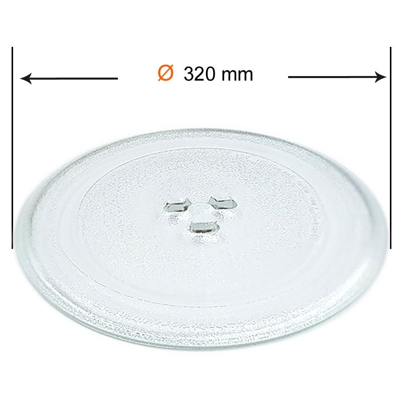 Plato Microondas Ø 320mm Universal