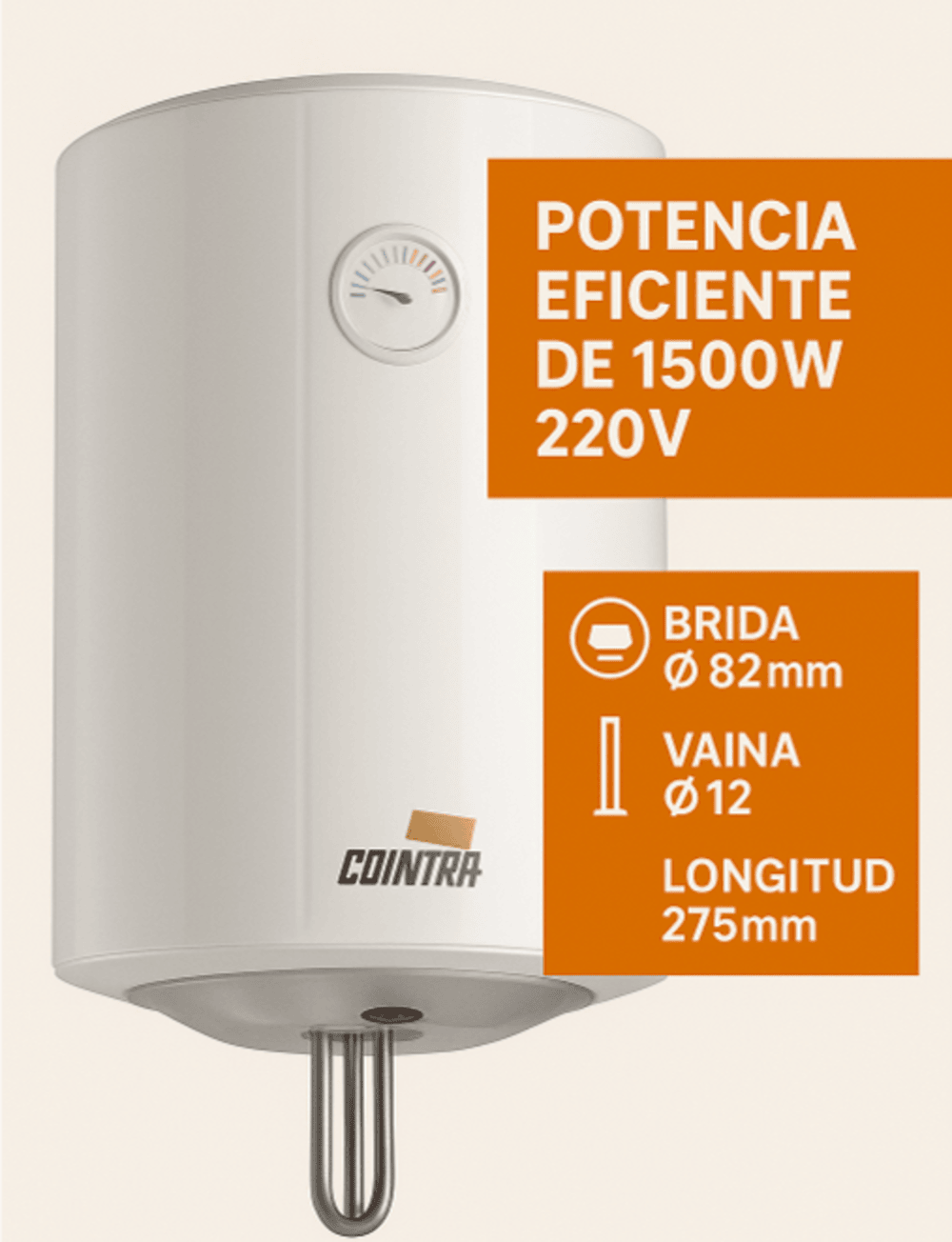 Resistencia Termo COINTRA 1500w 46200400