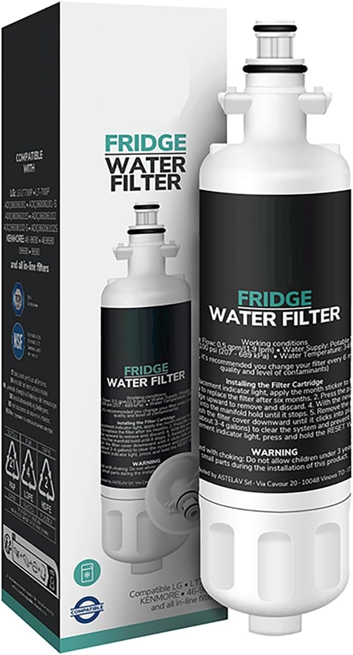 Filtro de agua para frigorífico compatible con LG, Kenmore. Códigos LT700P, 46-9690, ADQ36006101