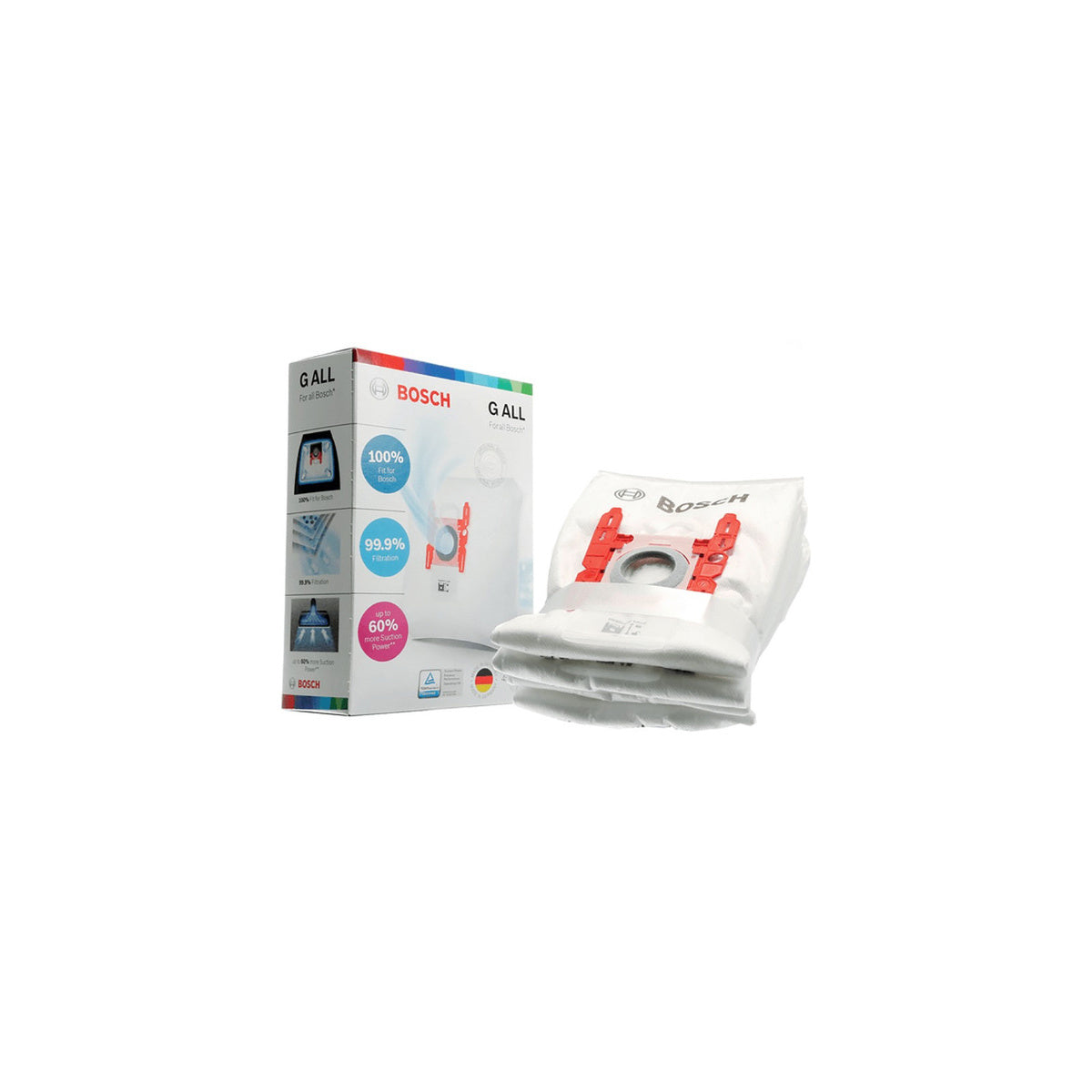 Bolsas aspirador | compatible con BOSCH | Calidad Original | Codigo fabricante 17000940 | Para modelos BSG6201004 BSA318009 BGL3HYG01 BB