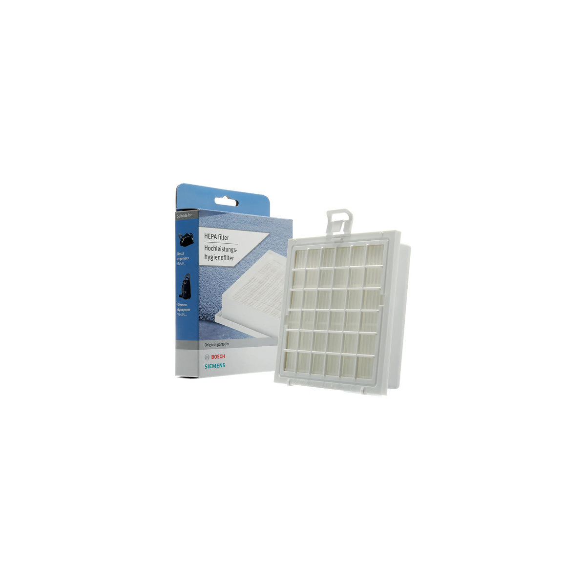 Filtro higiénico alto rendimiento aspirador | compatible con BOSCH | Calidad Original | Codigo fabricante 650304 | Para modelos BBZ151H