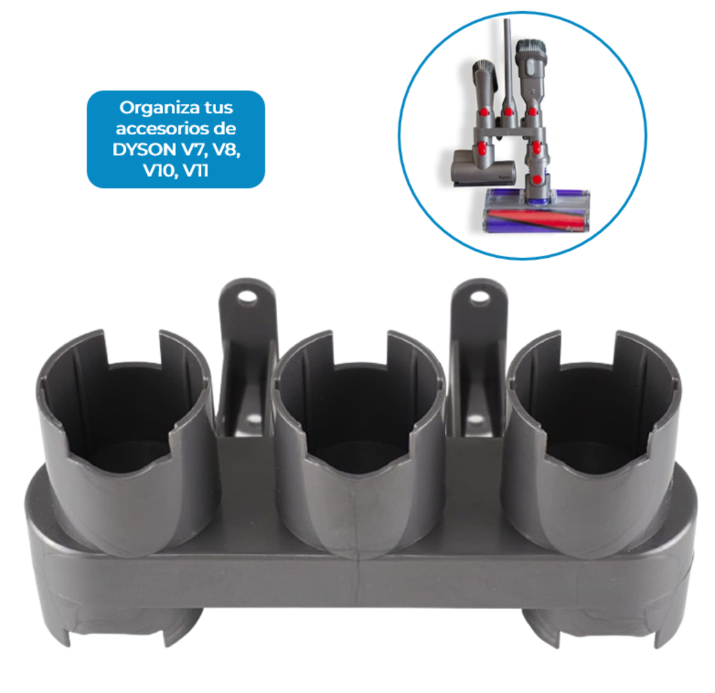 Soporte De Accesorios Para Aspiradoras Dyson V11, V10, V8, V7 Montaje en Pared y Reemplazo de Piezas