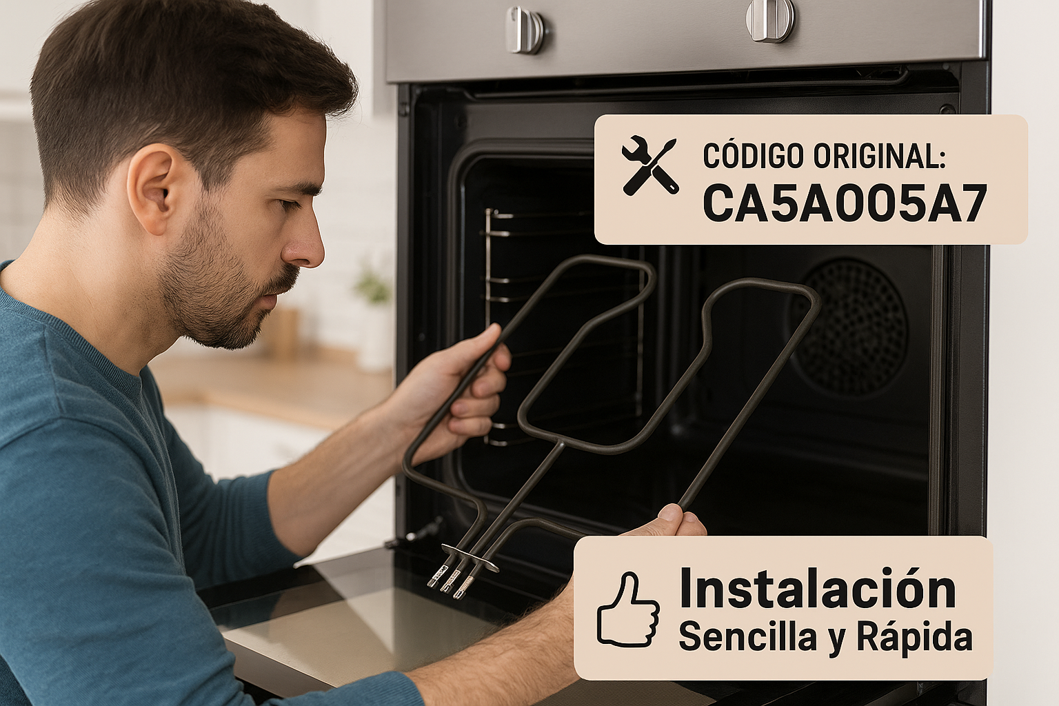 Resistencia Horno Fagor Edesa Aspes CA5A005A7