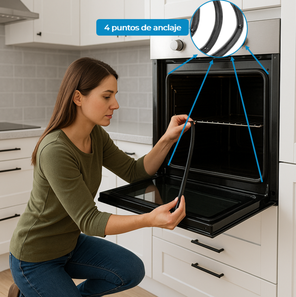 Goma Puerta Horno Balay Bosch Siemens 490x360mm 754066