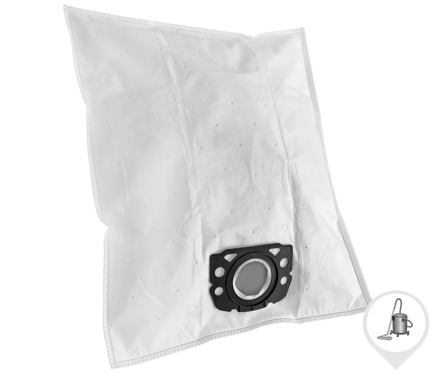 Pack de 4 Bolsas de Microfibra Compatibles con Aspiradoras Kärcher WD4, WD5, WD6, WD5P, WD6P Premium