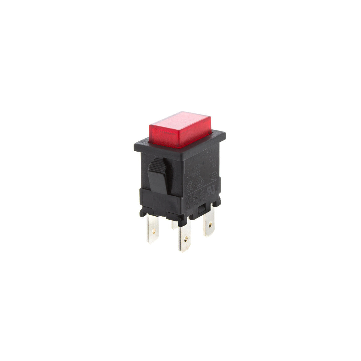 Interruptor pulsador bipolar rojo | compatible con FLECK | Calidad Original | Codigo fabricante 569424 | Para modelos DIA20MMET LINDA23B
