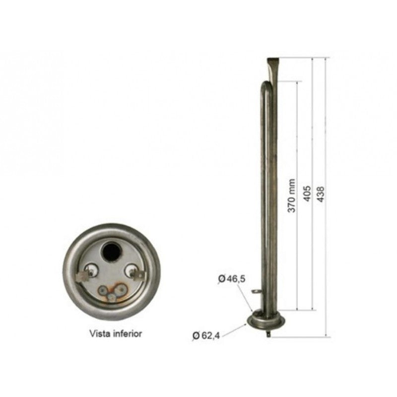 Resistencia Monoblock Termo 1600W GEISER