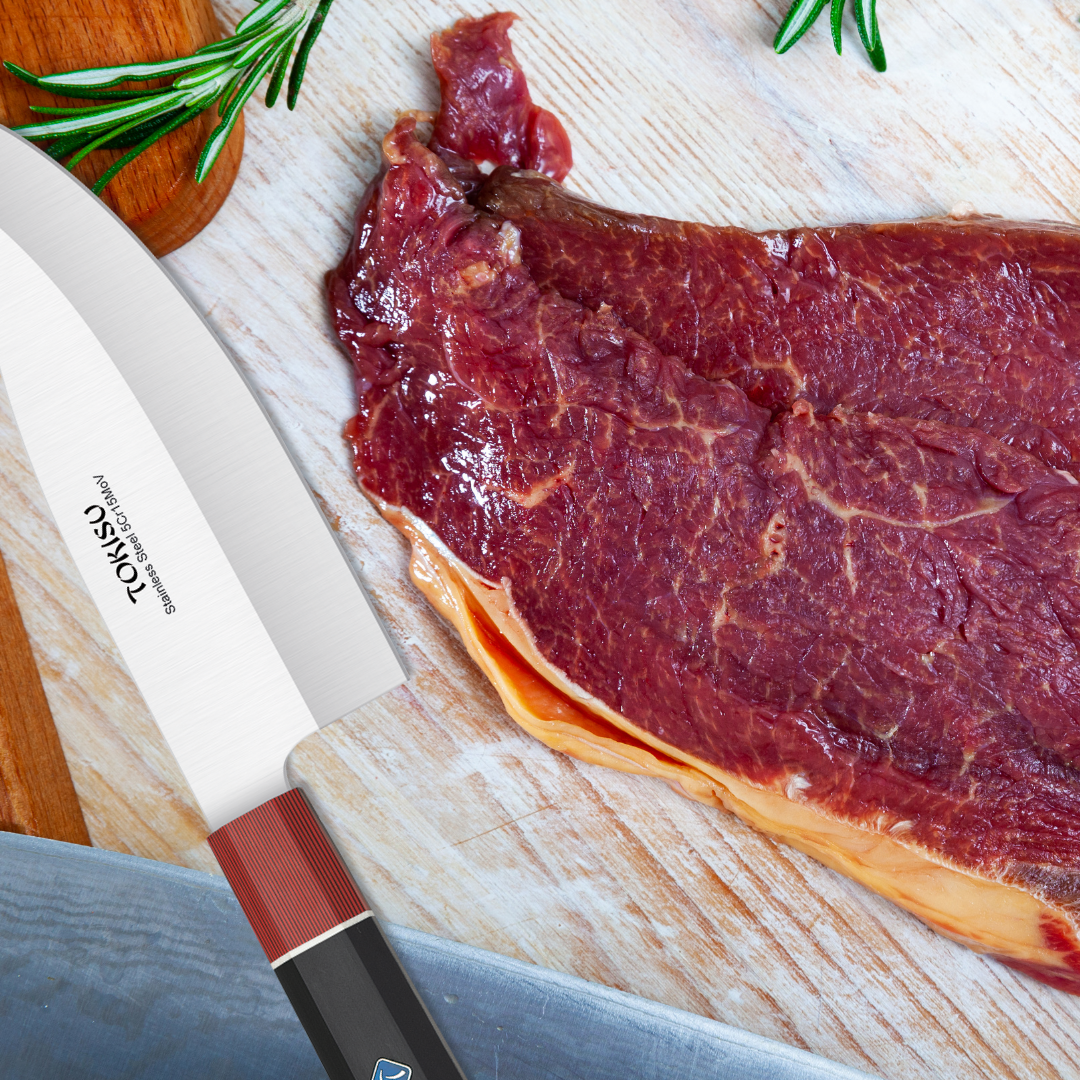 Cuchillo Cocina Profesional TOKYSU - Cuchillos Cocina Japones DEBA de Acero Inoxidable de 67 capas 16 cm - Mango G10
