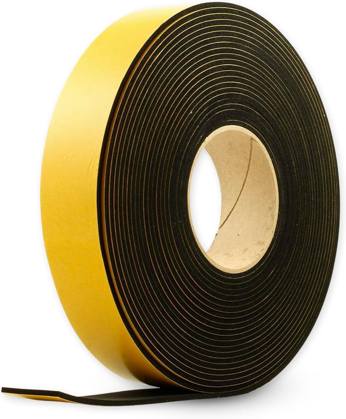 Cinta Autoadhesiva de Caucho 15m x 50mm (Grosor 3mm) | Aislante Térmico y Acústico para Furgonetas Camper, Conductos AC, HVAC y Juntas | Espuma de Alta Densidad Impermeable