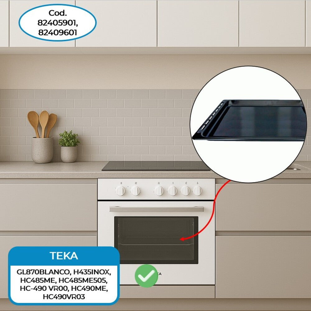 Bandeja Horno TEKA 460X370X24mm 82405901