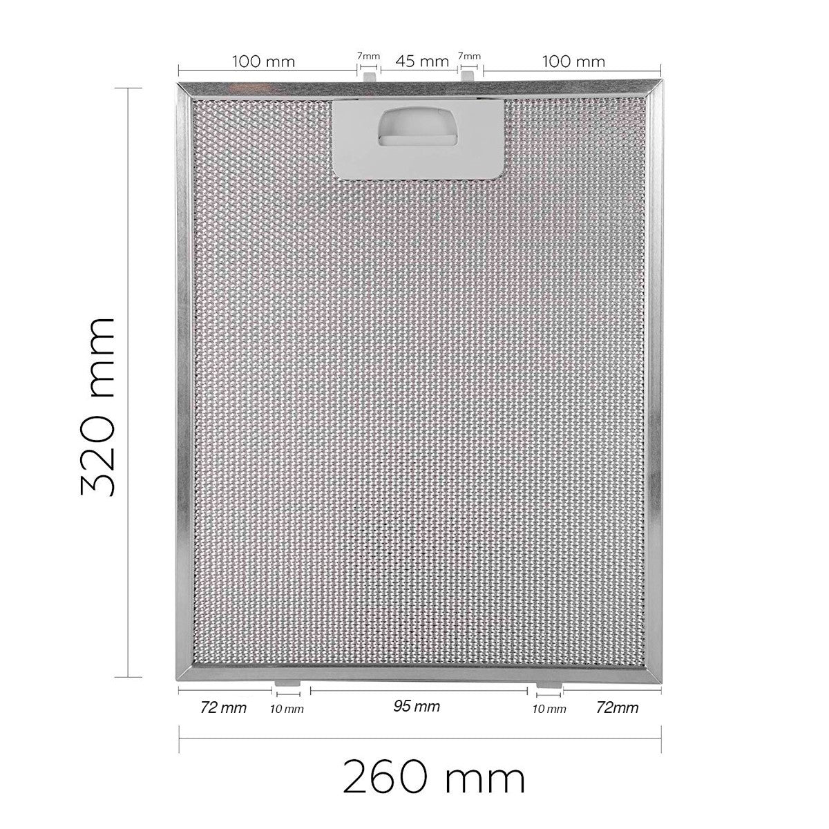 Filtro Campana Extractora TEKA 320x260 mm (3 Unidades)
