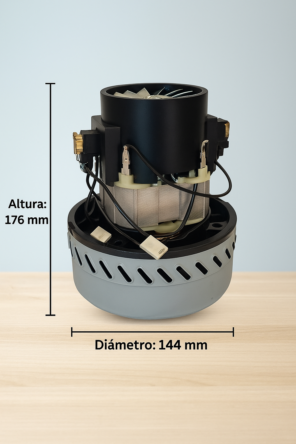 Motor Universal para Aspiradores de Sólidos y Líquidos 1200W Bistadio 230V