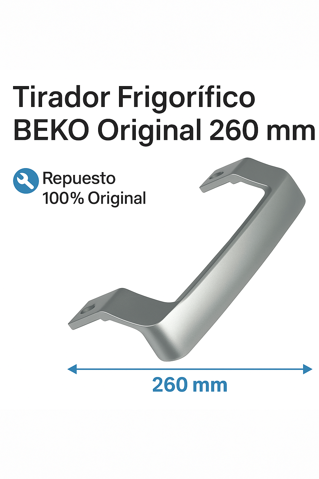 Tirador Puerta Frigorífico Original BEKO 260mm 4900061200