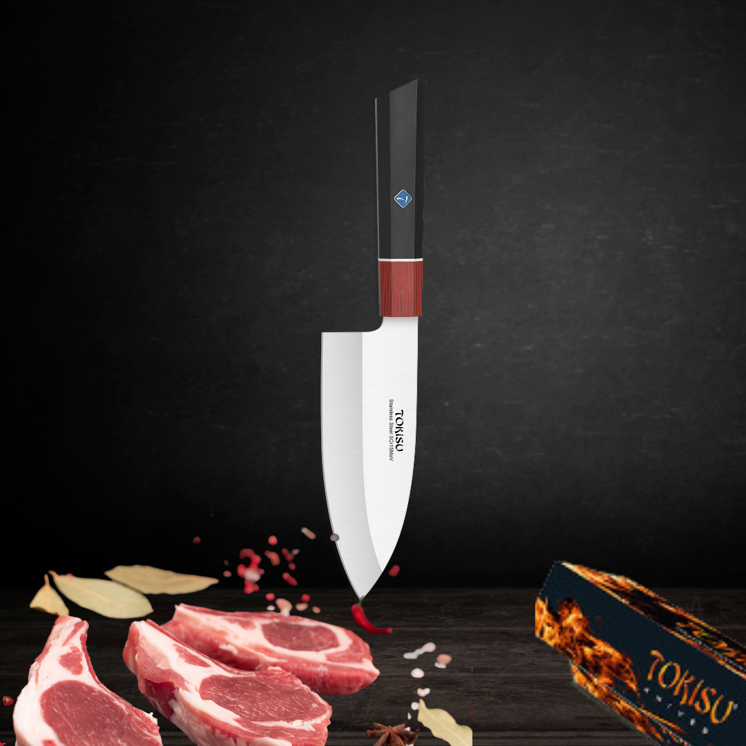 Cuchillo Cocina Profesional TOKYSU - Cuchillos Cocina Japones DEBA de Acero Inoxidable de 67 capas 16 cm - Mango G10