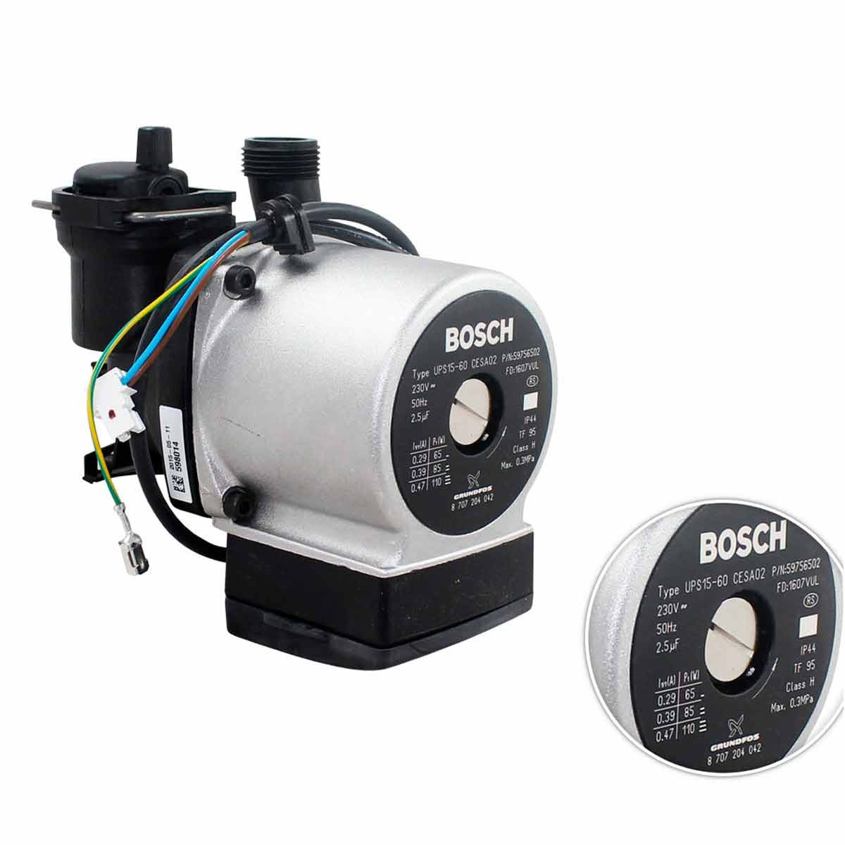 Bomba Circulación Caldera JUNKERS BOSCH 8707204042