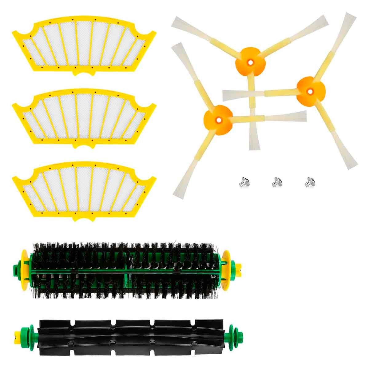 Pack Recambios ROOMBA SERIE 500 Filtros Cepillos Rodillos