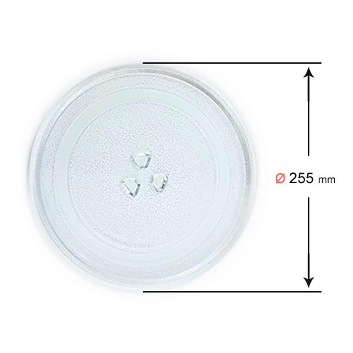 Plato Microondas Ø 255mm Universal