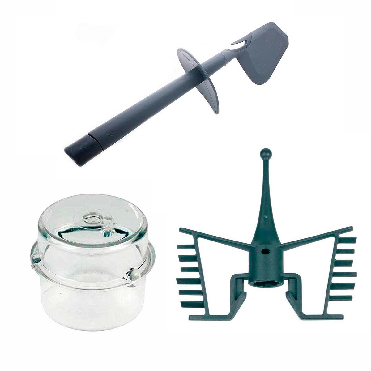 KIT Recambios Adaptables Thermomix TM31 (Espátula + Mariposa + Cubilete)
