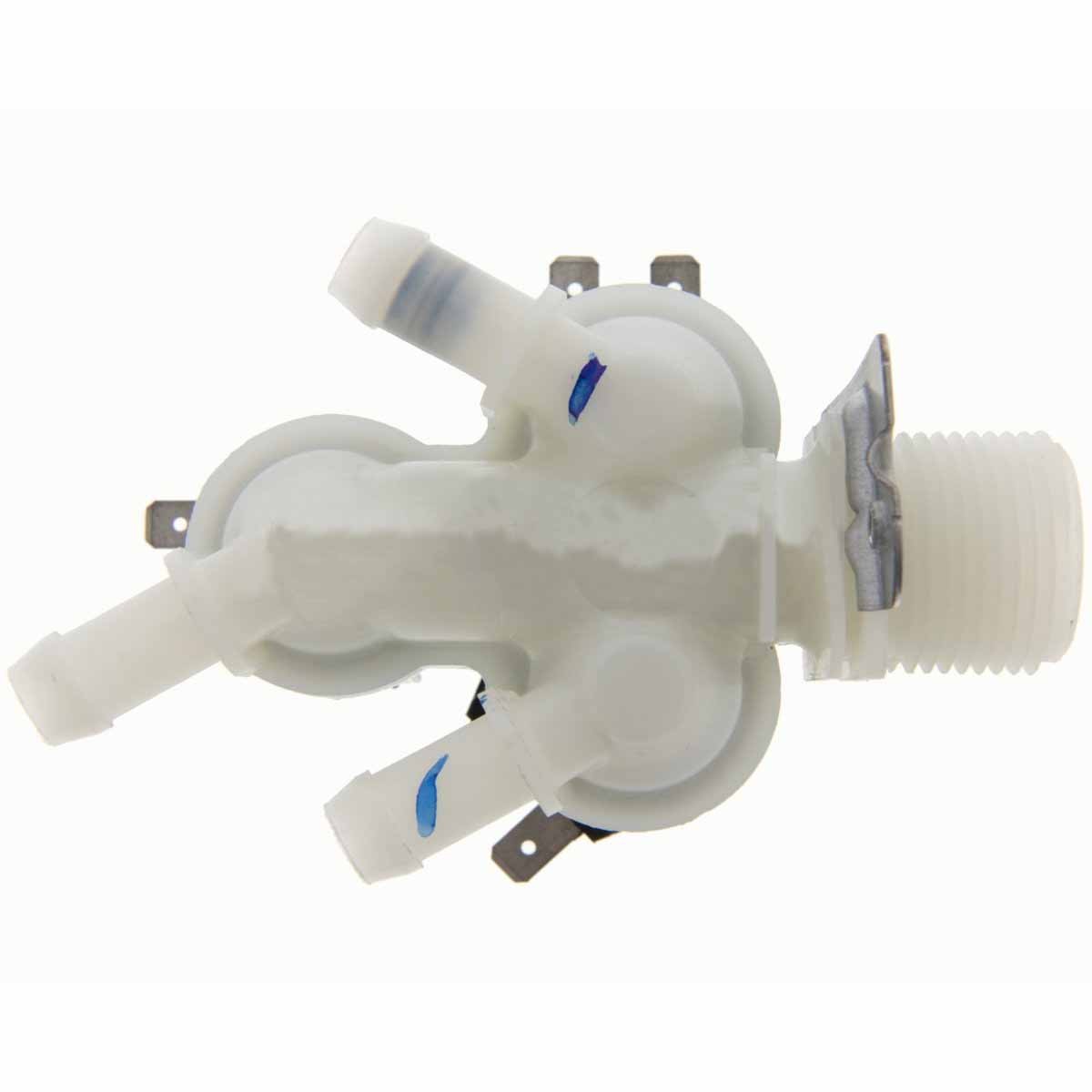 Válvula Lavadora Universal 4 Vías Salida 180º 24v