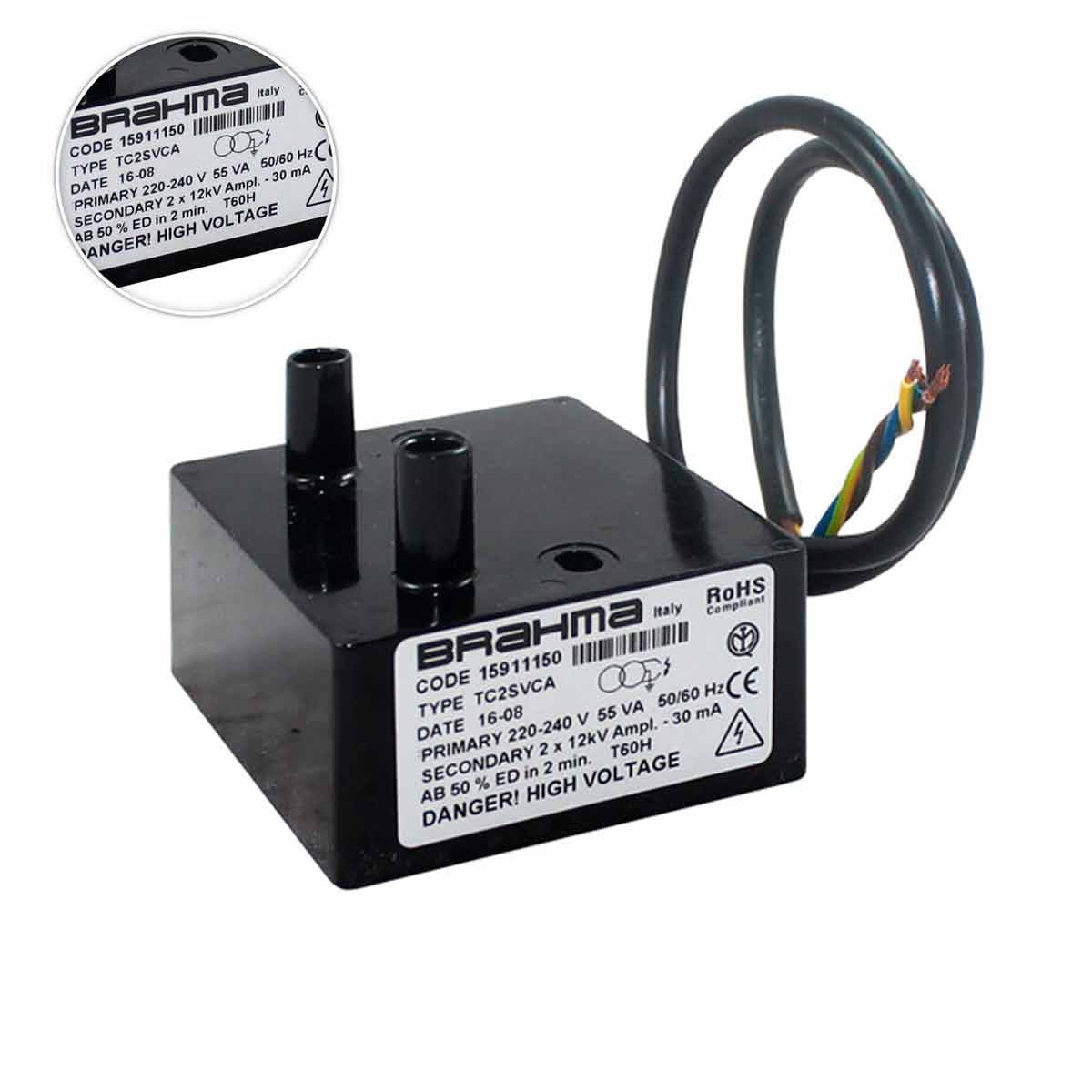 Transformador quemador gasóleo BRAHMA TC2STCA