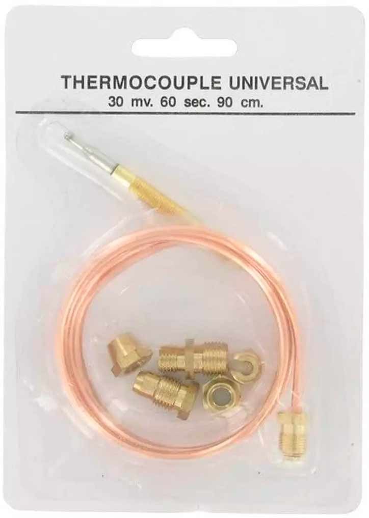 Conjunto Termopar Gas Universal 900mm (5 Accesorios)