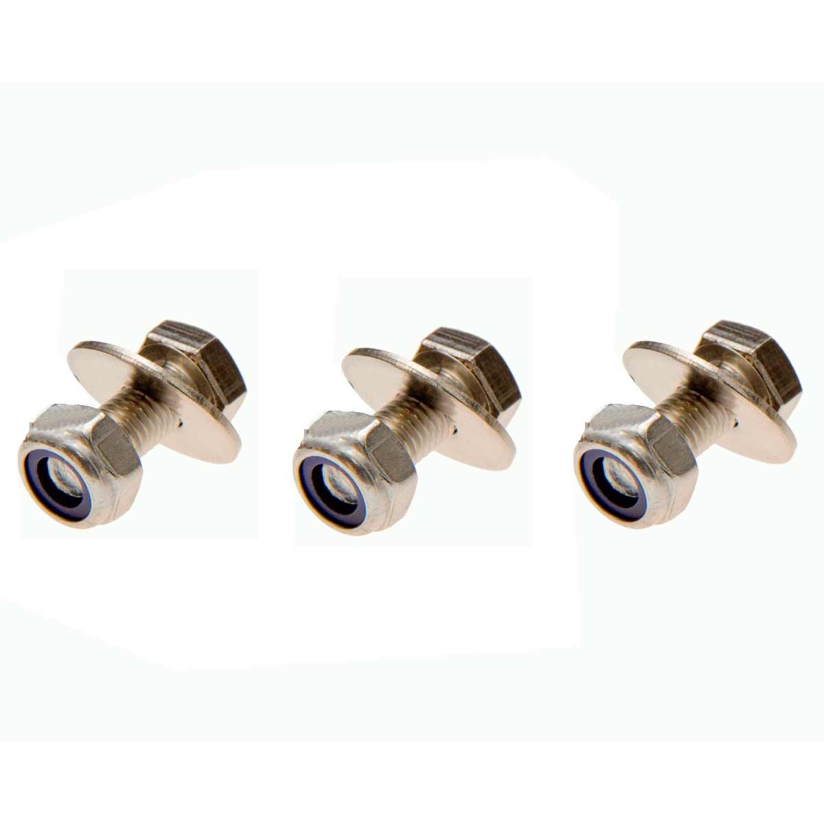 Tornillos Eje Lavadora Universal Inox (9 unidades)