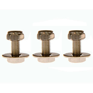 Tornillos Eje Lavadora Universal Inox (9 unidades)