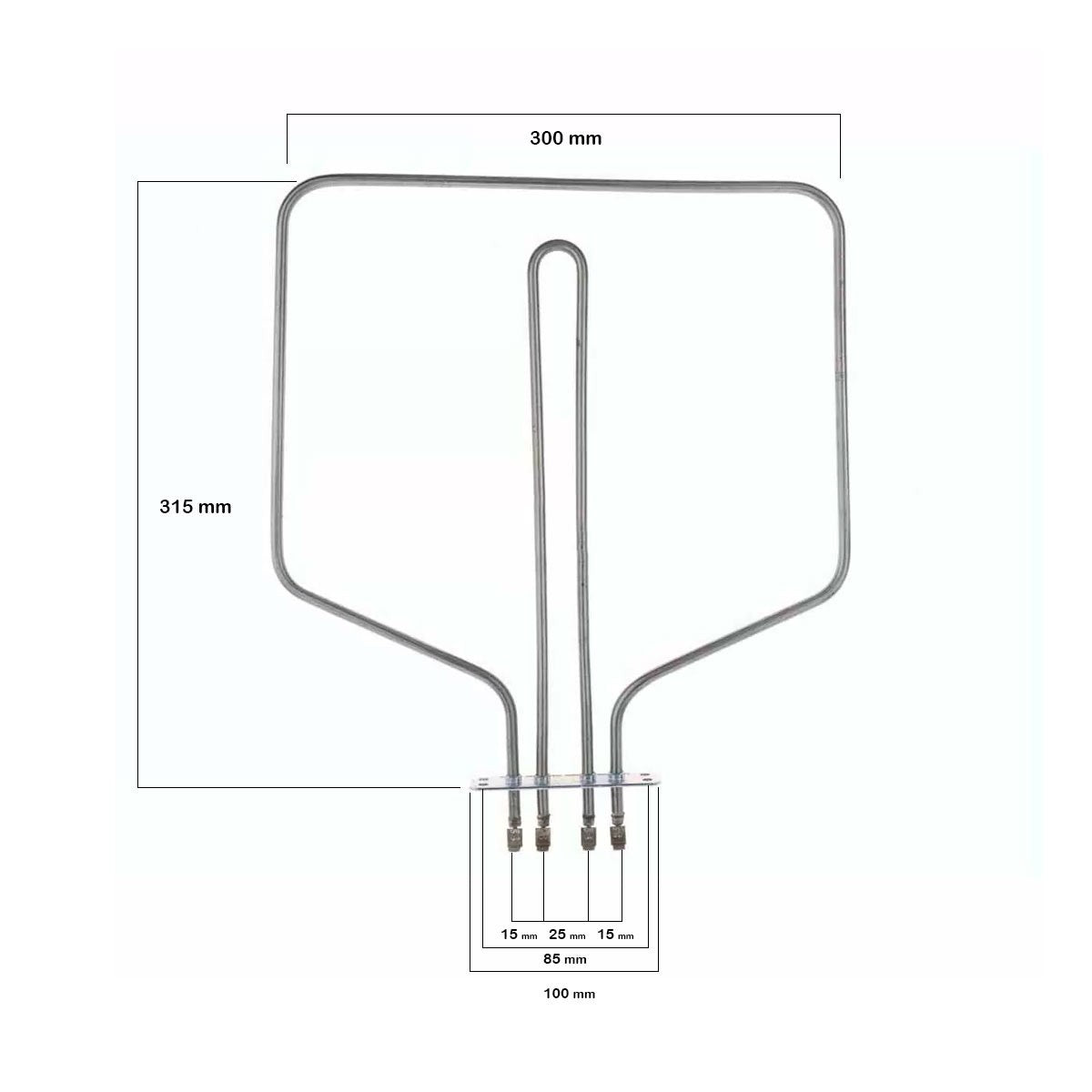 Resistencia Inferior Horno TEKA Ht 510 me Ht 490 me 1198w 83040745
