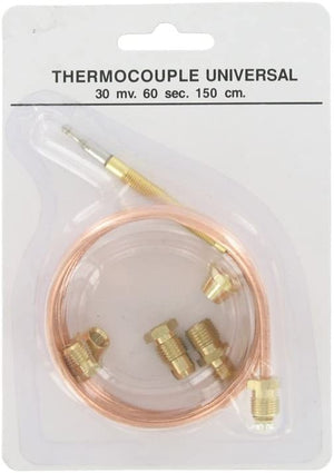 Conjunto Termopar Gas Universal 1500mm (5 Accesorios)