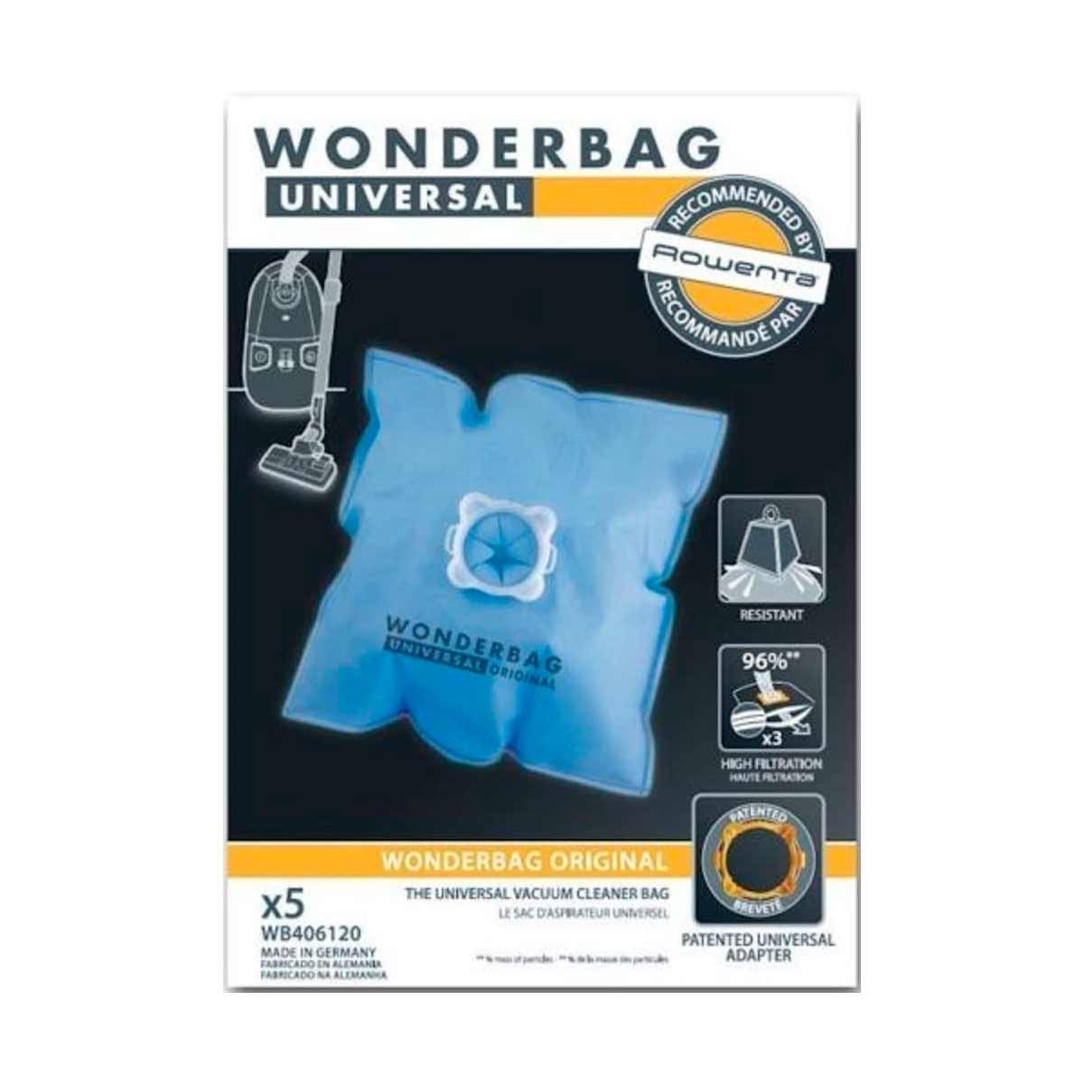 Bolsa Aspirador Rowenta Wonderbag WB4061