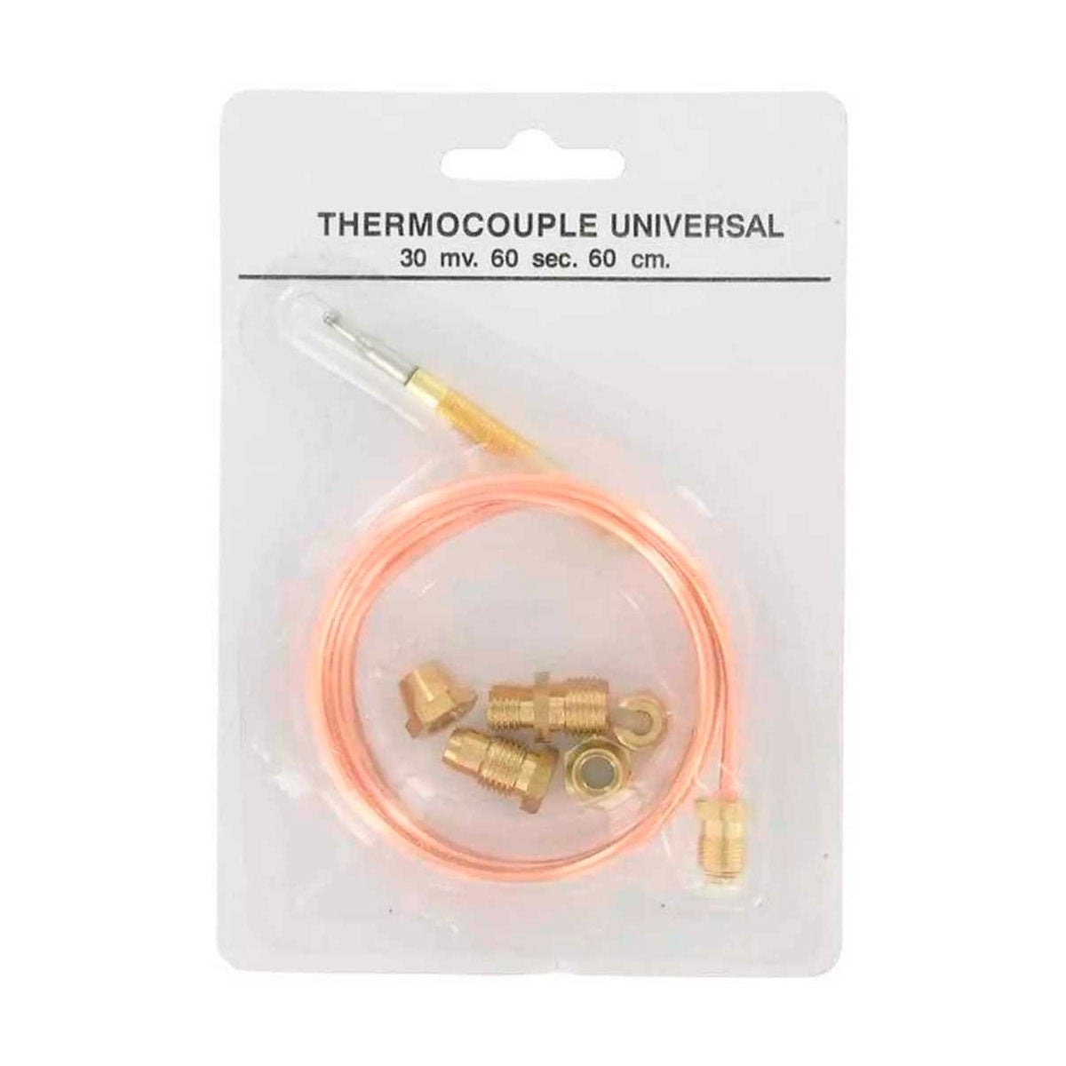 Conjunto Termopar Gas Universal 600mm (5 Accesorios)