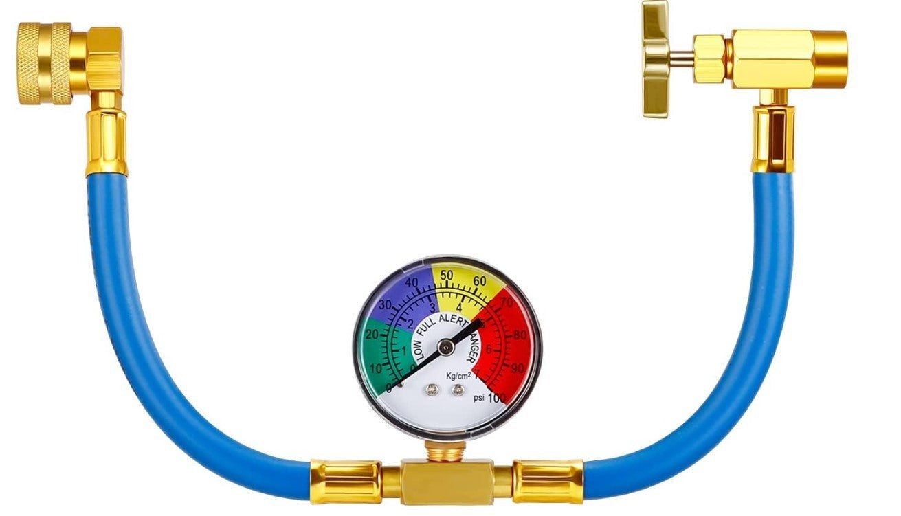 Manguera De Carga con manometro para  Aire Acondicionado Para Coche R134A, MINUS 30