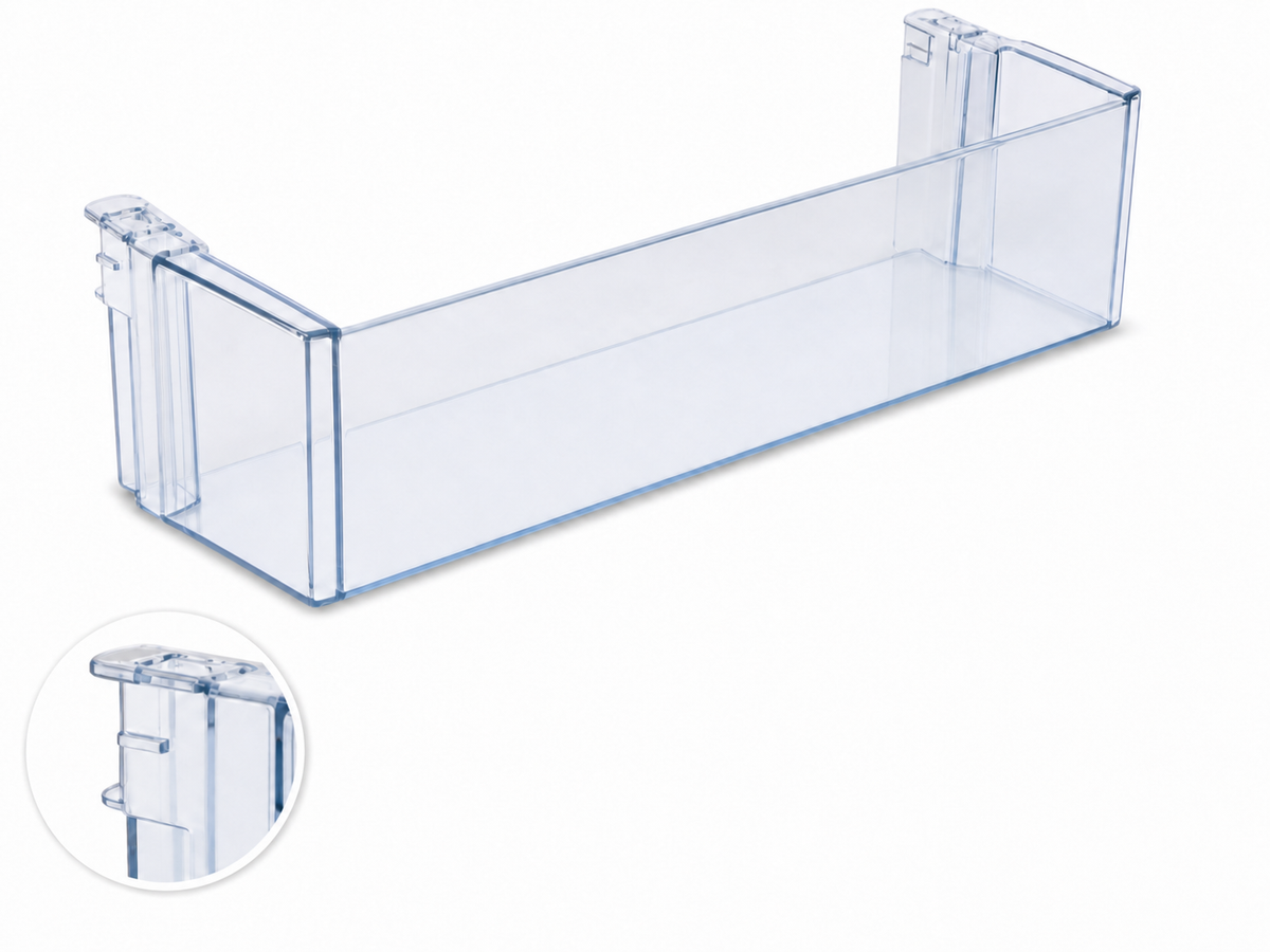 Estante Botellero Frigorífico Compatible con BOSCH 00709646  |  Sustituye 00744473, 00705901, 00704751  |  Transparente Sin Logo n