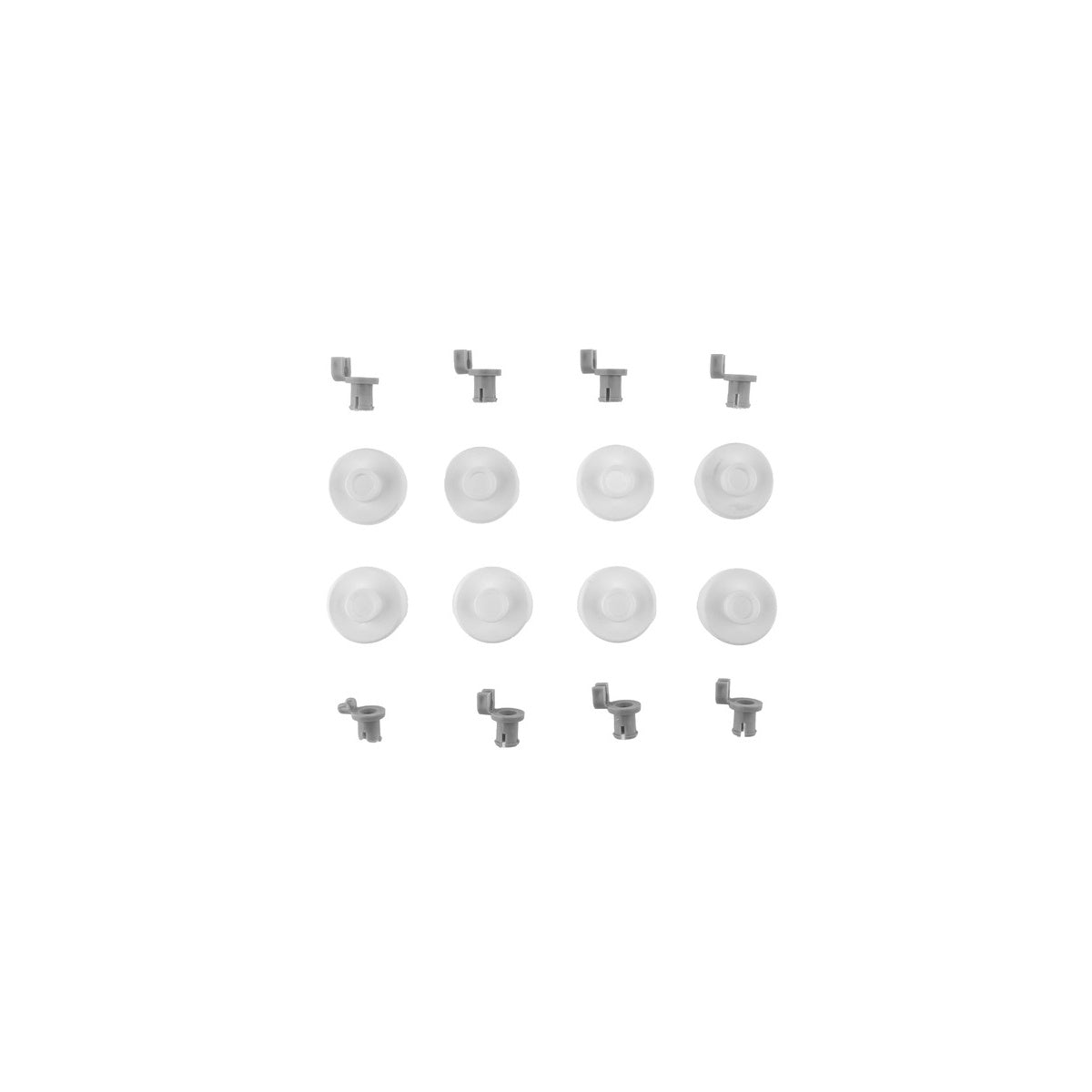 Conjunto ruedas cesto inferior lavavajillas | compatible con BOSCH | Calidad Adaptable | Codigo fabricante 66320 | Para modelos SMI-3505