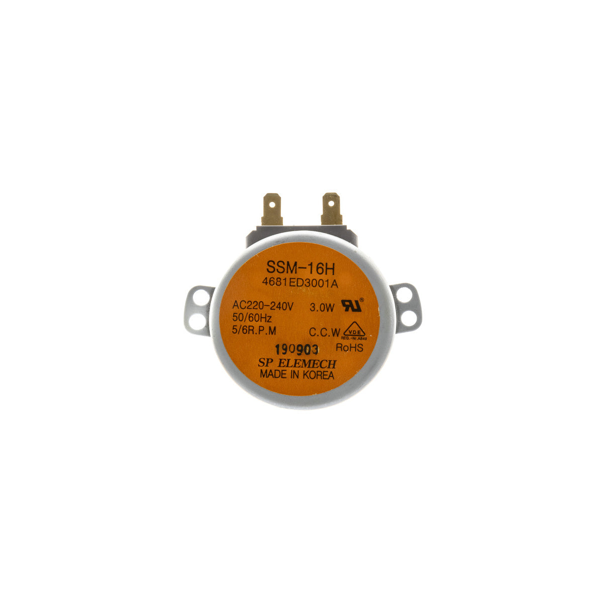 Motor distribuidor gira aspas lavavajillas | compatible con LG | Calidad Original | Codigo fabricante 4681ED3001A | Para modelos LD-2030