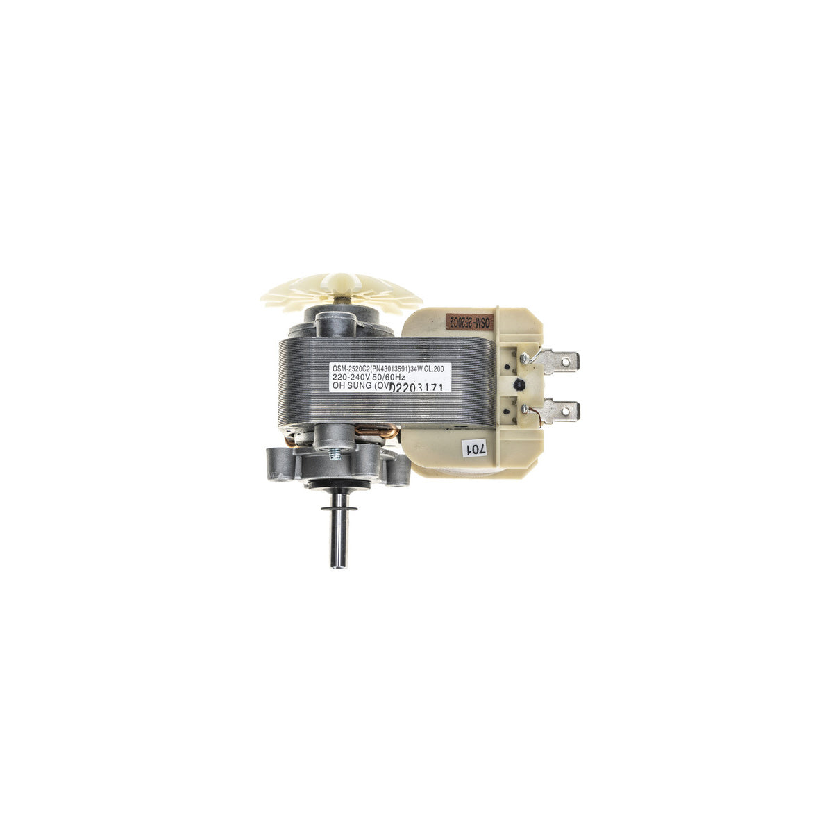 Motor ventilador secadora | compatible con OTSEIN | Calidad Original | Codigo fabricante 41032330 | Para modelos WDXOA596A