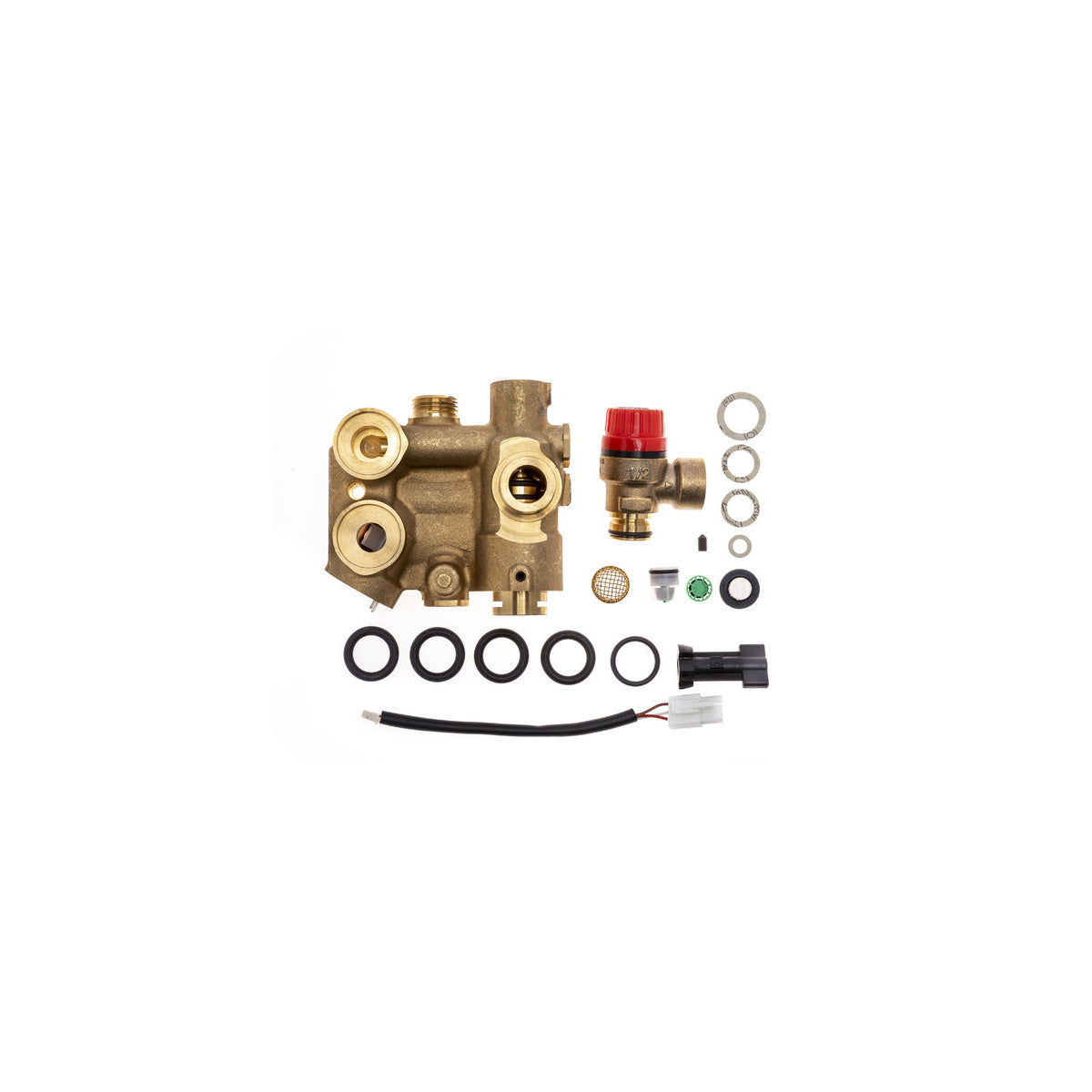 Conjunto válvula 3 vías caldera | compatible con FAGOR | Calidad Original | Codigo fabricante MU0700050 | Para modelos FE35MAN FE35EMA