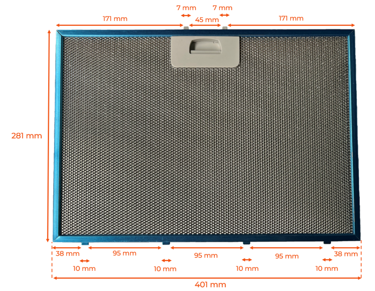 Filtro Campana Extractora Teka 401x281 mm 81483114