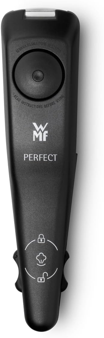 Recamania - WMF Perfect Mango de Tapa para Olla Rápida de 2,5L - 8,5L, Negro.