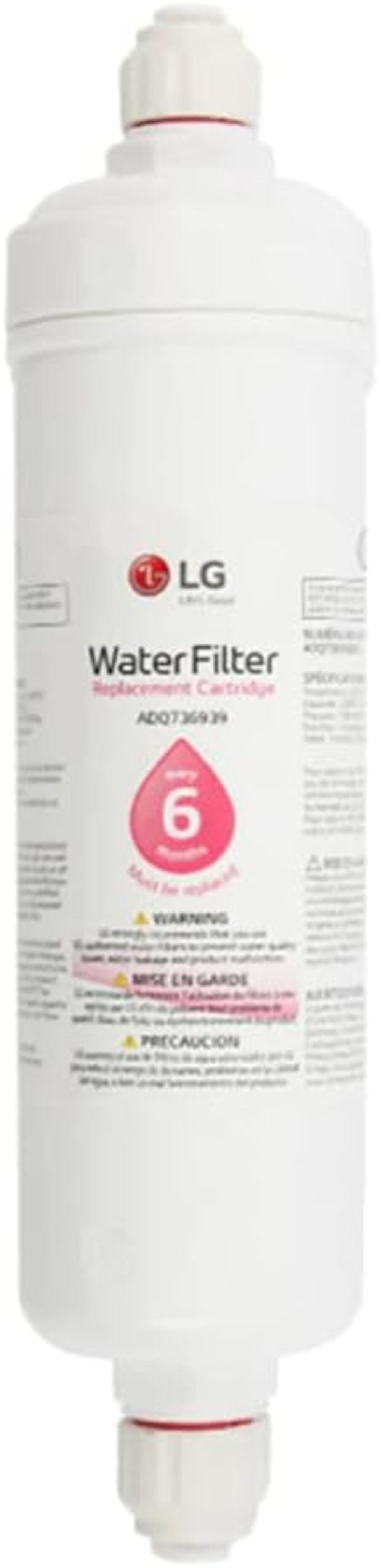 Filtro de Agua Compatible con LG ADQ73693901 FSS-002 – Repuesto para Frigorífico Americano
