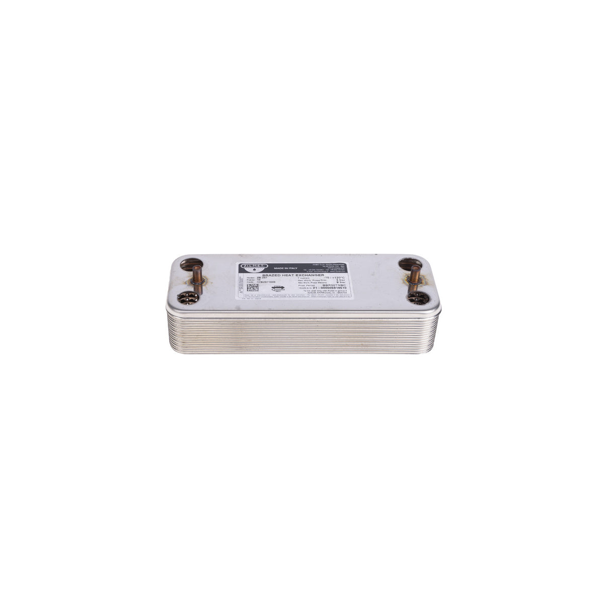 Intercambiador a placas caldera | compatible con ARISTON | Calidad Original | Codigo fabricante 998483 | Para modelos MICROGENUS 23MFFI
